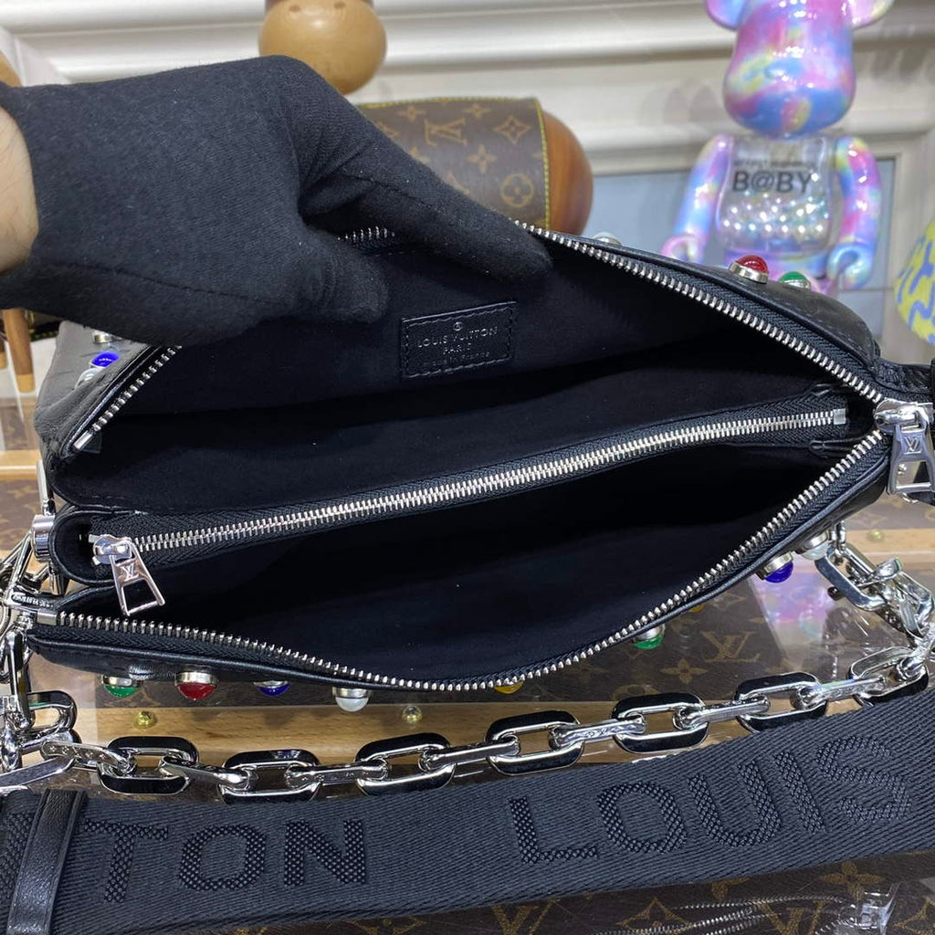 LV M22429 Louis Vuitton Coussin PM Bag black diamond