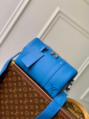 LV M22486 Louis Vuitton City Keepall Travel Bag Bright Blue - Default Title - View 2