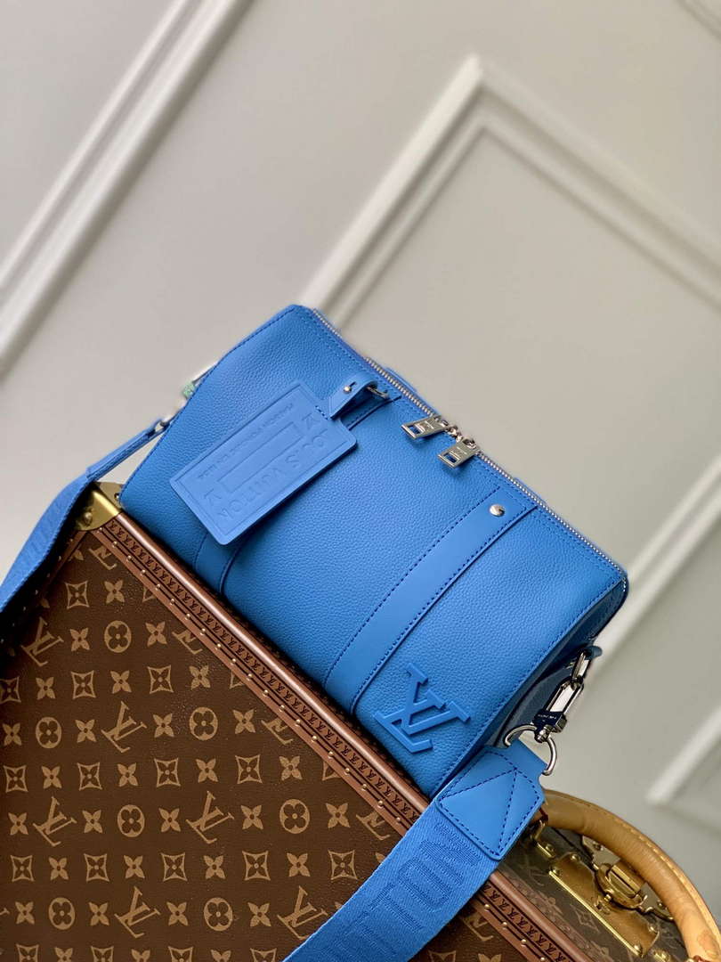 LV M22486 Louis Vuitton City Keepall Travel Bag Bright Blue - Default Title - View 2