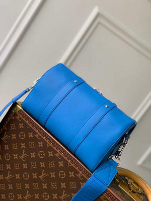 LV M22486 Louis Vuitton City Keepall Travel Bag Bright Blue - Default Title - View 3
