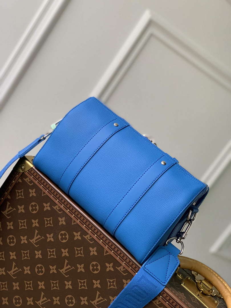 LV M22486 Louis Vuitton City Keepall Travel Bag Bright Blue - Default Title - View 3