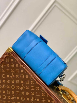 LV M22486 Louis Vuitton City Keepall Travel Bag Bright Blue - Default Title - View 4