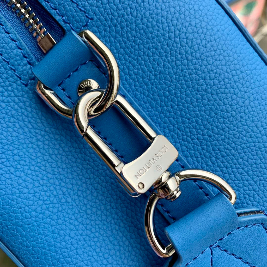 LV M22486 Louis Vuitton City Keepall Travel Bag Bright Blue