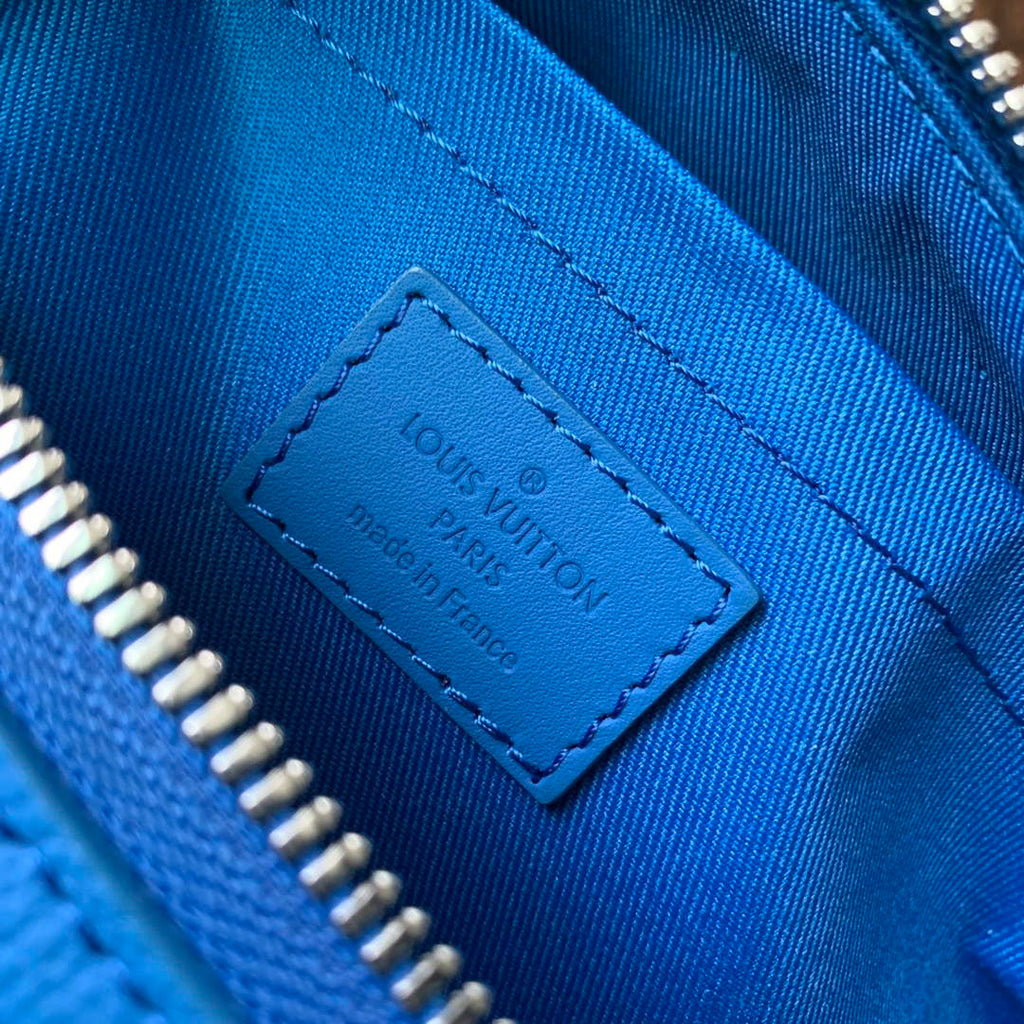 LV M22486 Louis Vuitton City Keepall Travel Bag Bright Blue