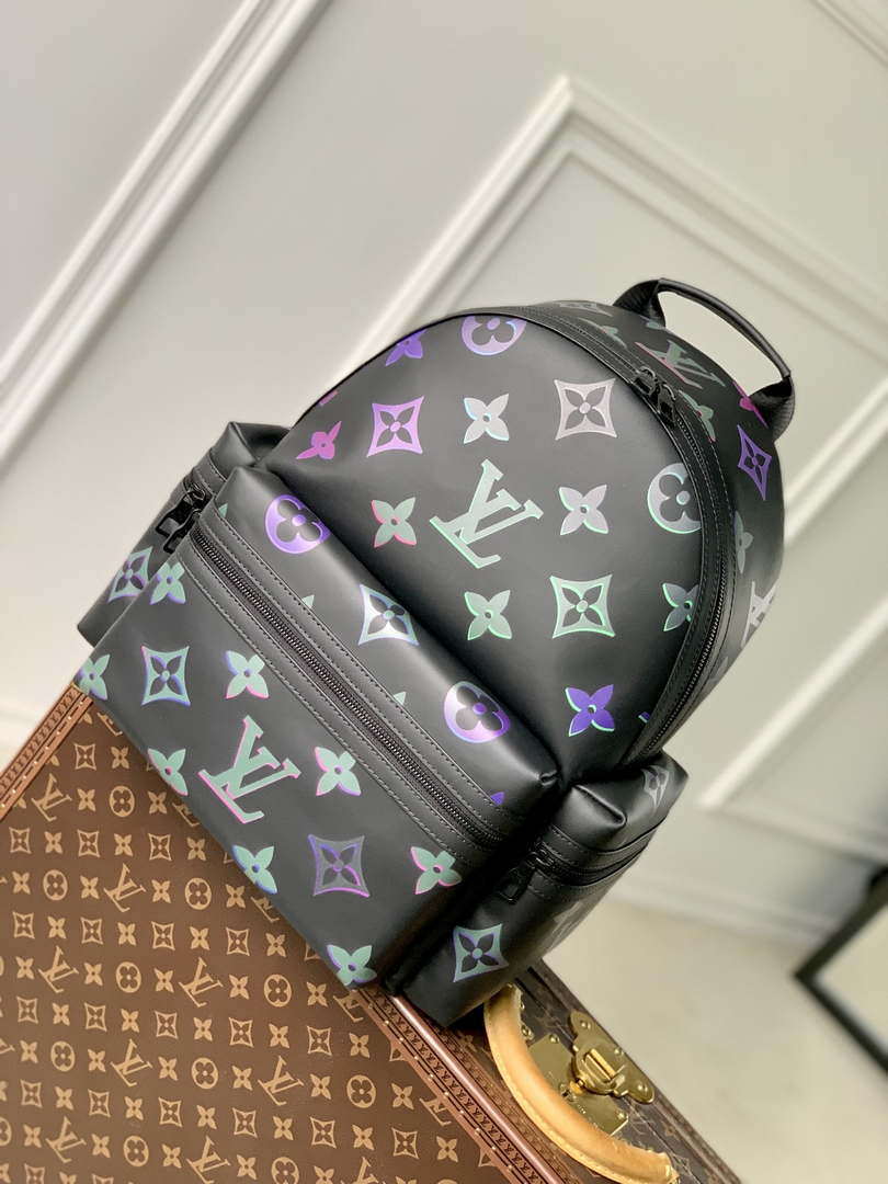 LV M22488 Louis Vuitton Comet Backpack Bag Black Borealis - Default Title - View 1