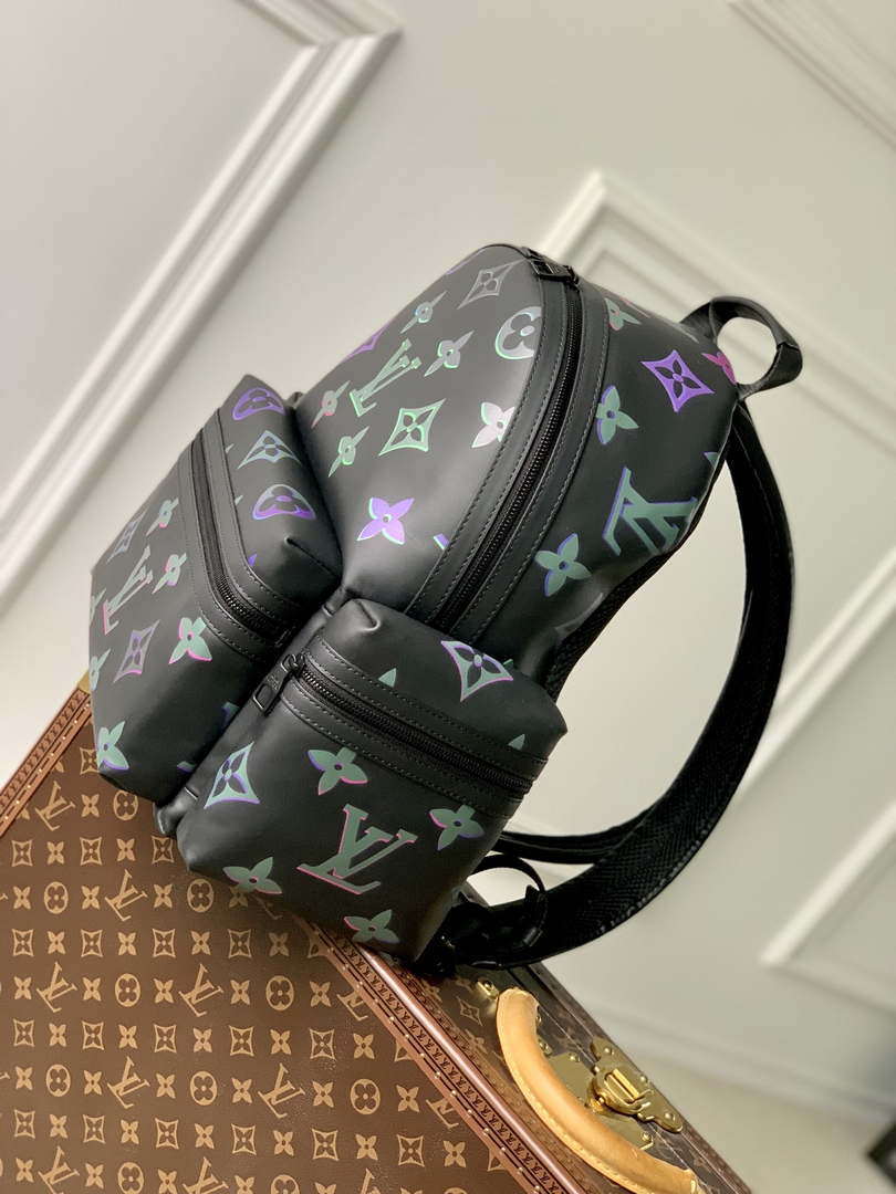 LV M22488 Louis Vuitton Comet Backpack Bag Black Borealis - Default Title - View 2