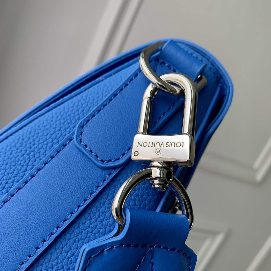 LV M22505 Louis Vuitton Takeoff Messenger Bag Blue - Default Title - View 7
