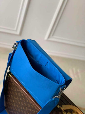 LV M22505 Louis Vuitton Takeoff Messenger Bag Blue - Default Title - View 8