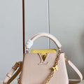 LV M22514 Louis Vuitton Capucines BB Bag Crame Beige - Default Title - View 1