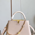 LV M22514 Louis Vuitton Capucines MM Crame Beige - Default Title - View 1