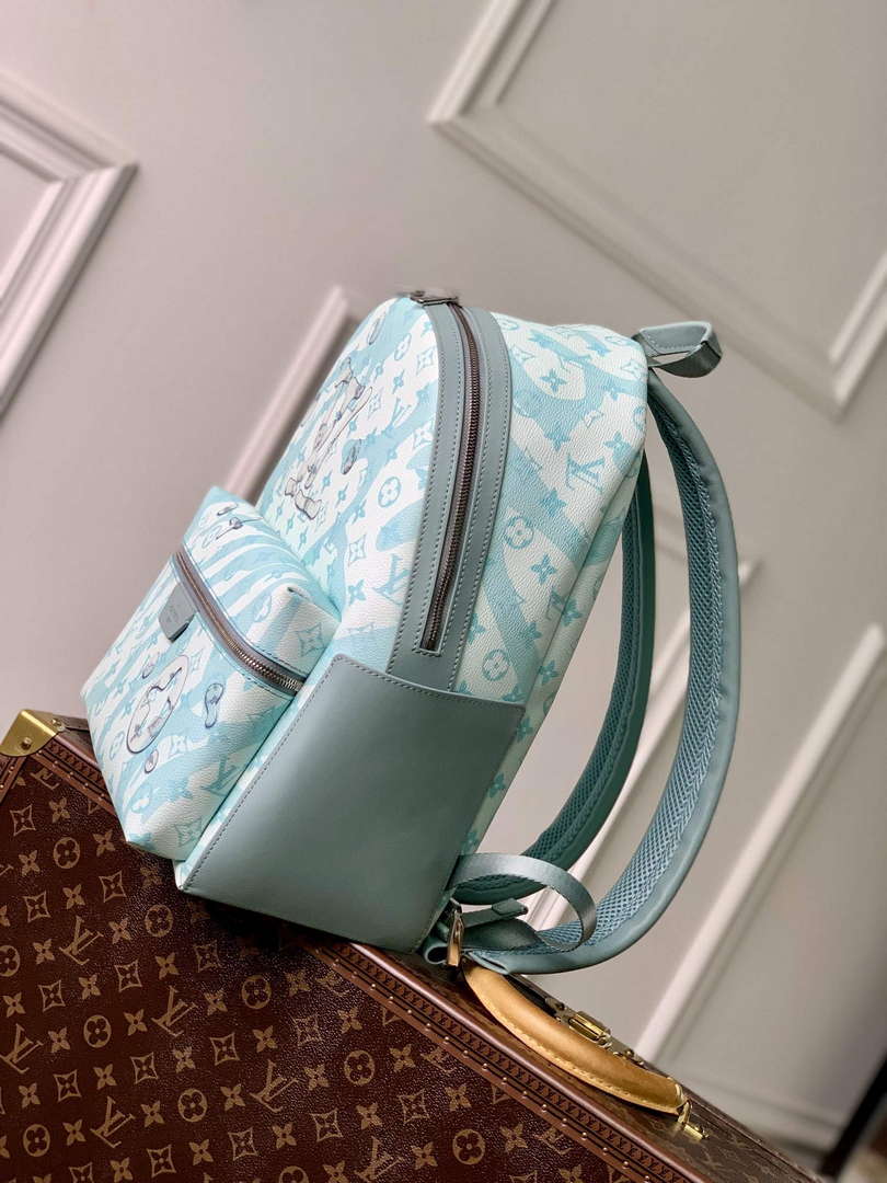 LV M22519 Louis Vuitton Discovery Backpack Crystal Blue - Default Title - View 2