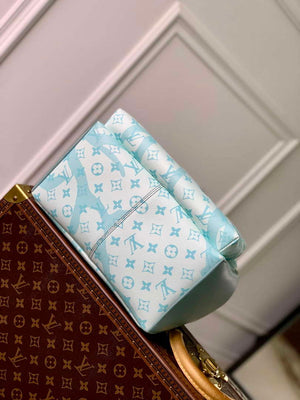 LV M22519 Louis Vuitton Discovery Backpack Crystal Blue - Default Title - View 4