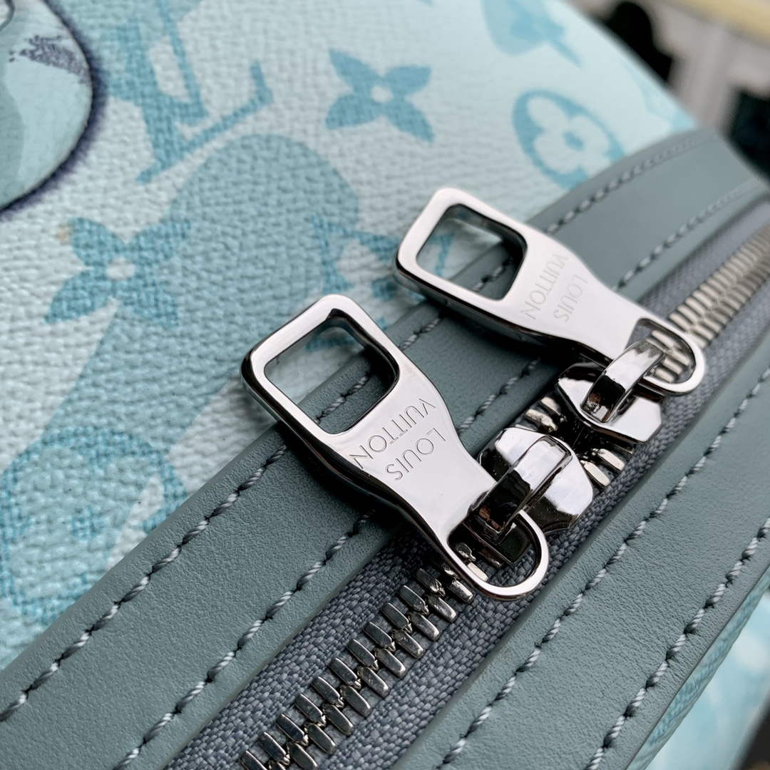 LV M22519 Louis Vuitton Discovery Backpack Crystal Blue - Default Title - View 6