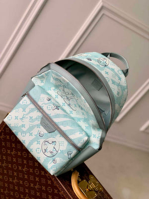 LV M22519 Louis Vuitton Discovery Backpack Crystal Blue - Default Title - View 8