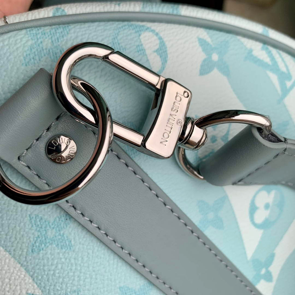 LV M22570 Louis Vuitton Keepall Bandouliere 50 Bag Crystal Blue