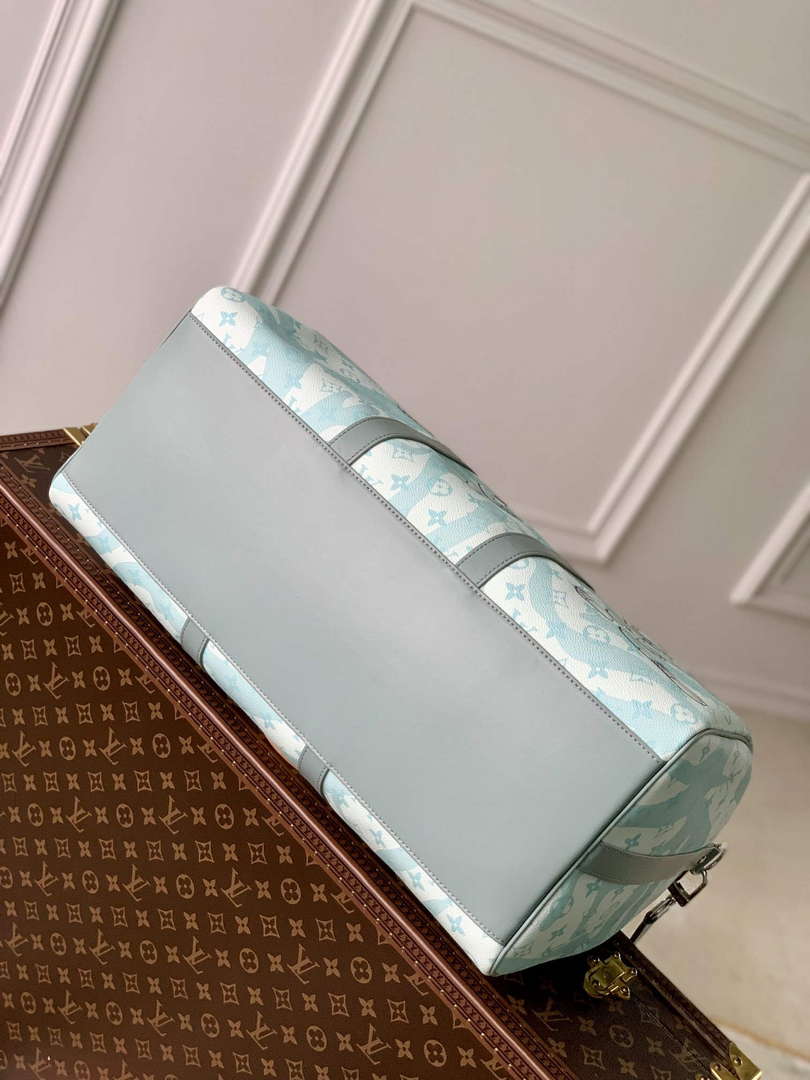 LV M22570 Louis Vuitton Keepall Bandouliere 50 Bag Crystal Blue - Default Title - View 8