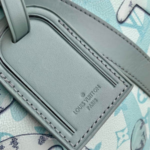 LV M22570 Louis Vuitton Keepall Bandouliere 50 Bag Crystal Blue - Default Title - View 9