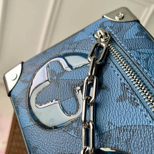 LV M22588 Louis Vuitton Mini Soft Trunk Bag Abyss Blue - Default Title - View 6