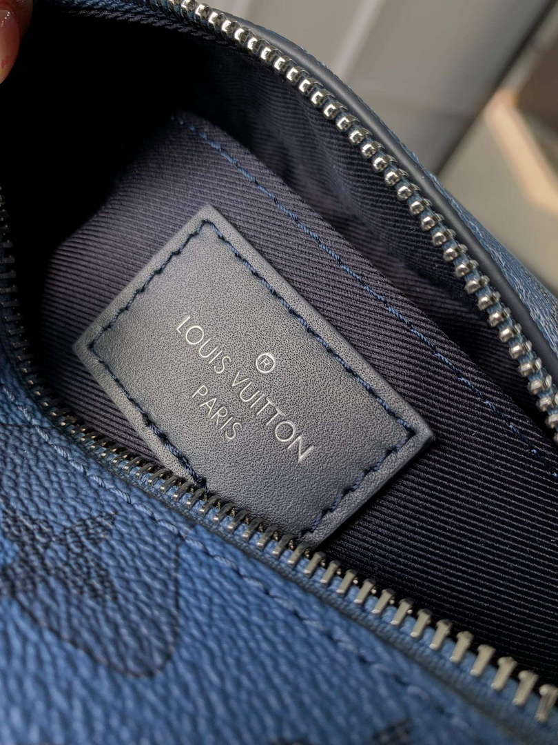 LV M22588 Louis Vuitton Mini Soft Trunk Bag Abyss Blue - Default Title - View 9