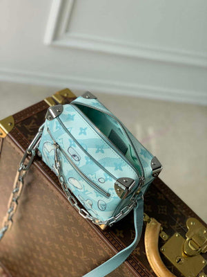 LV M22588 Louis Vuitton Mini Soft Trunk Bag Crystal Blue - Default Title - View 8