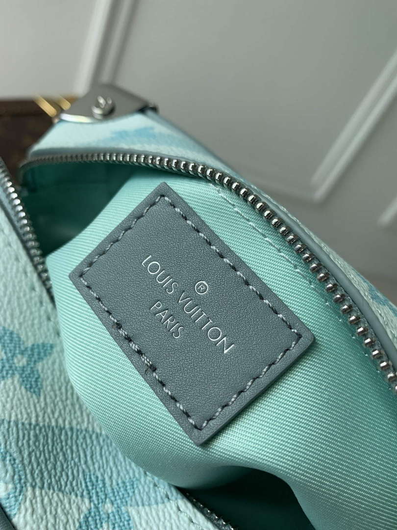 LV M22588 Louis Vuitton Mini Soft Trunk Bag Crystal Blue - Default Title - View 9