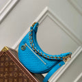 LV M22593 Louis Vuitton Loop Baguette Handbag Blue - Default Title - View 1
