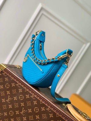LV M22593 Louis Vuitton Loop Baguette Handbag Blue - Default Title - View 2