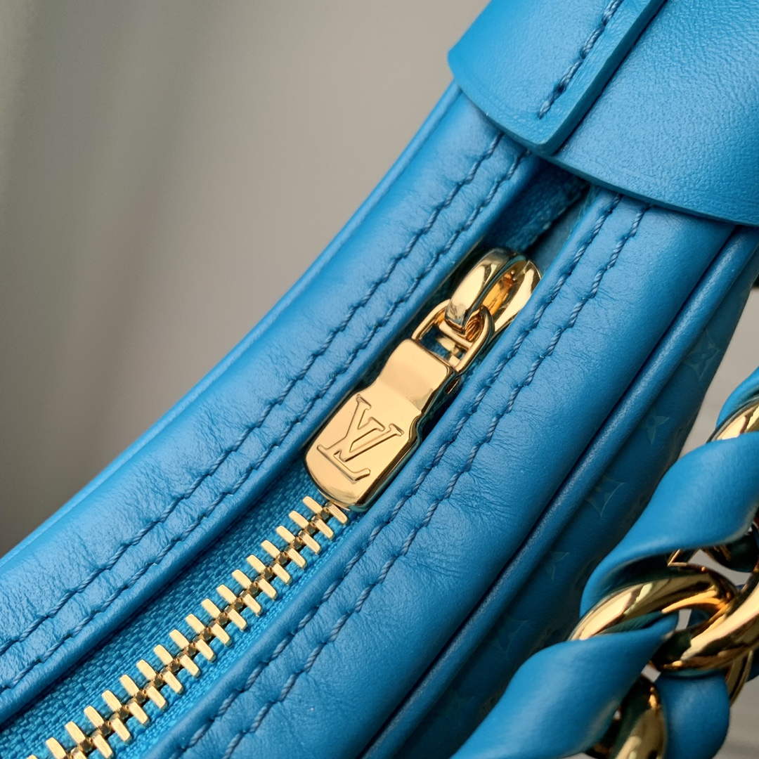 LV M22593 Louis Vuitton Loop Baguette Handbag Blue - Default Title - View 6