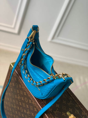 LV M22593 Louis Vuitton Loop Baguette Handbag Blue - Default Title - View 8