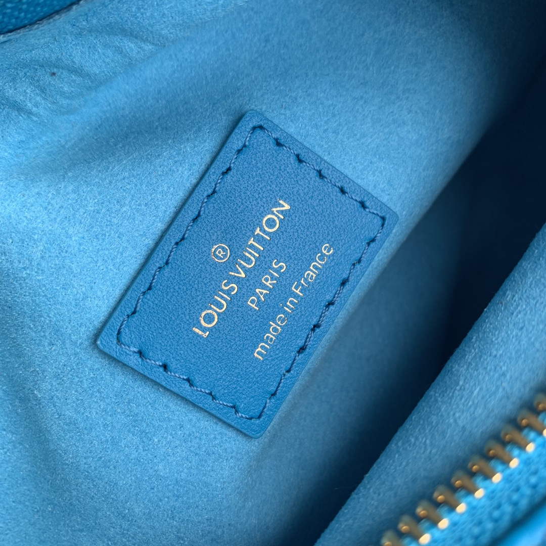 LV M22593 Louis Vuitton Loop Baguette Handbag Blue - Default Title - View 9