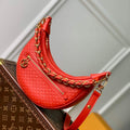 LV M22594 Louis Vuitton Loop Baguette Handbag Red - Default Title - View 1
