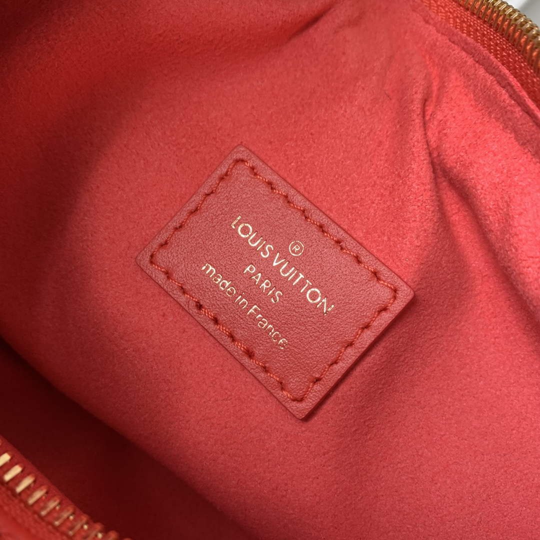 LV M22594 Louis Vuitton Loop Baguette Handbag Red - Default Title - View 8