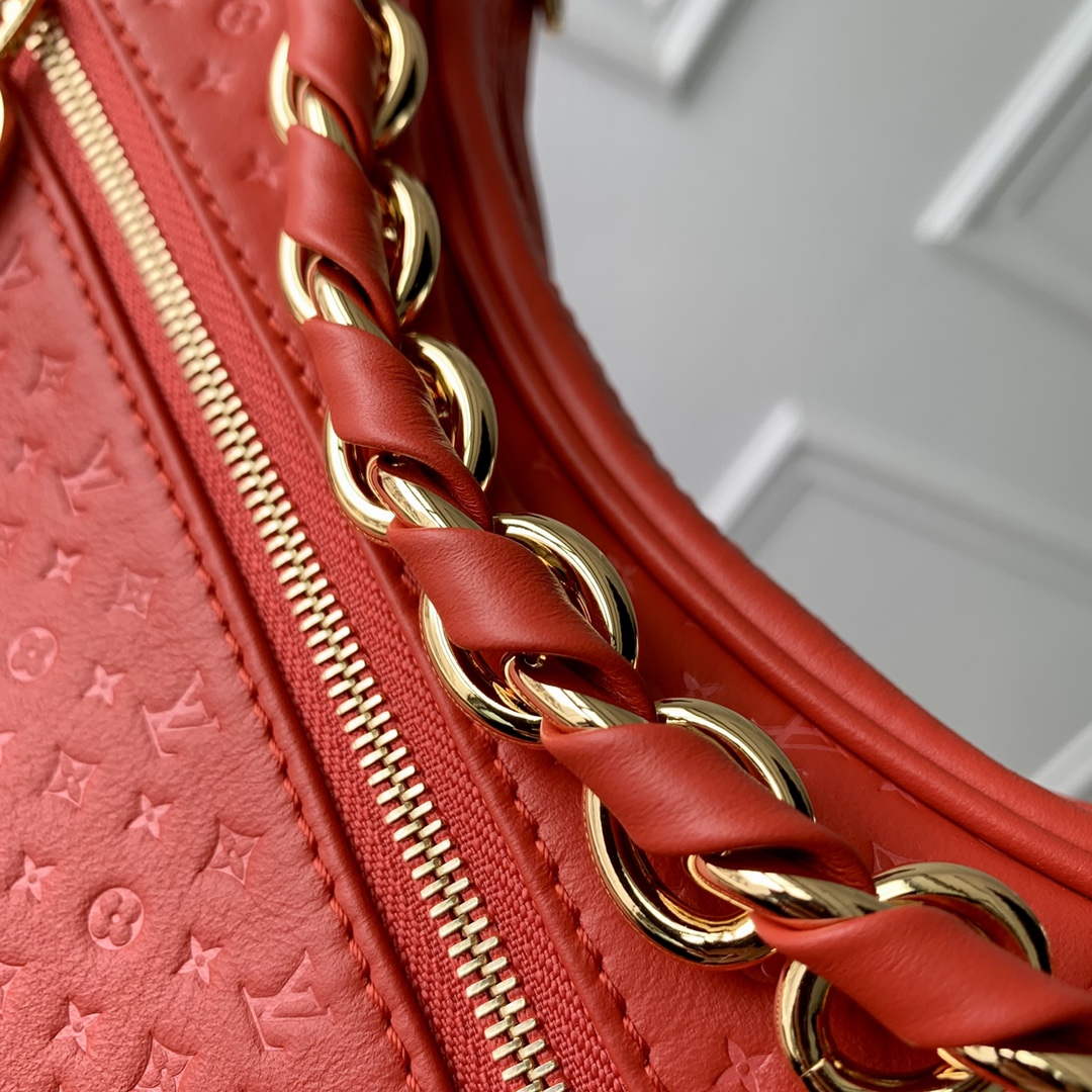 LV M22594 Louis Vuitton Loop Baguette Handbag Red - Default Title - View 9