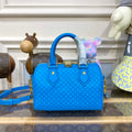 LV M22596 Louis Vuitton Speedy Bandouliere 20 Handbag Blue