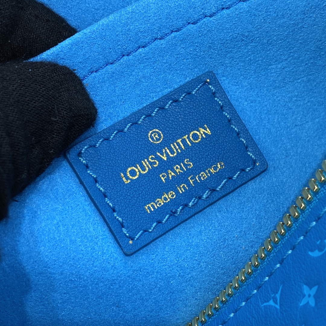 LV M22596 Louis Vuitton Speedy Bandouliere 20 Handbag Blue - Default Title - View 6