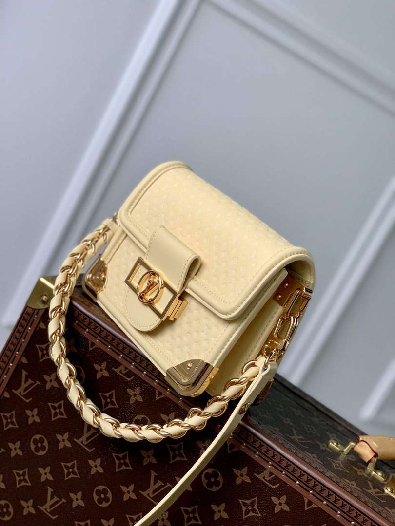 LV M22597 Louis Vuitton Dauphine Mini Bag Yellow - Default Title - View 2