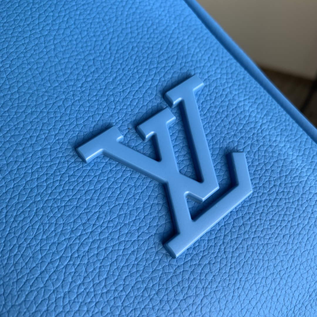 LV M22609 Louis Vuitton Keepall Bandouliere 50 Bag Blue