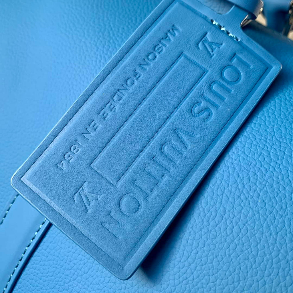 LV M22609 Louis Vuitton Keepall Bandouliere 50 Bag Blue