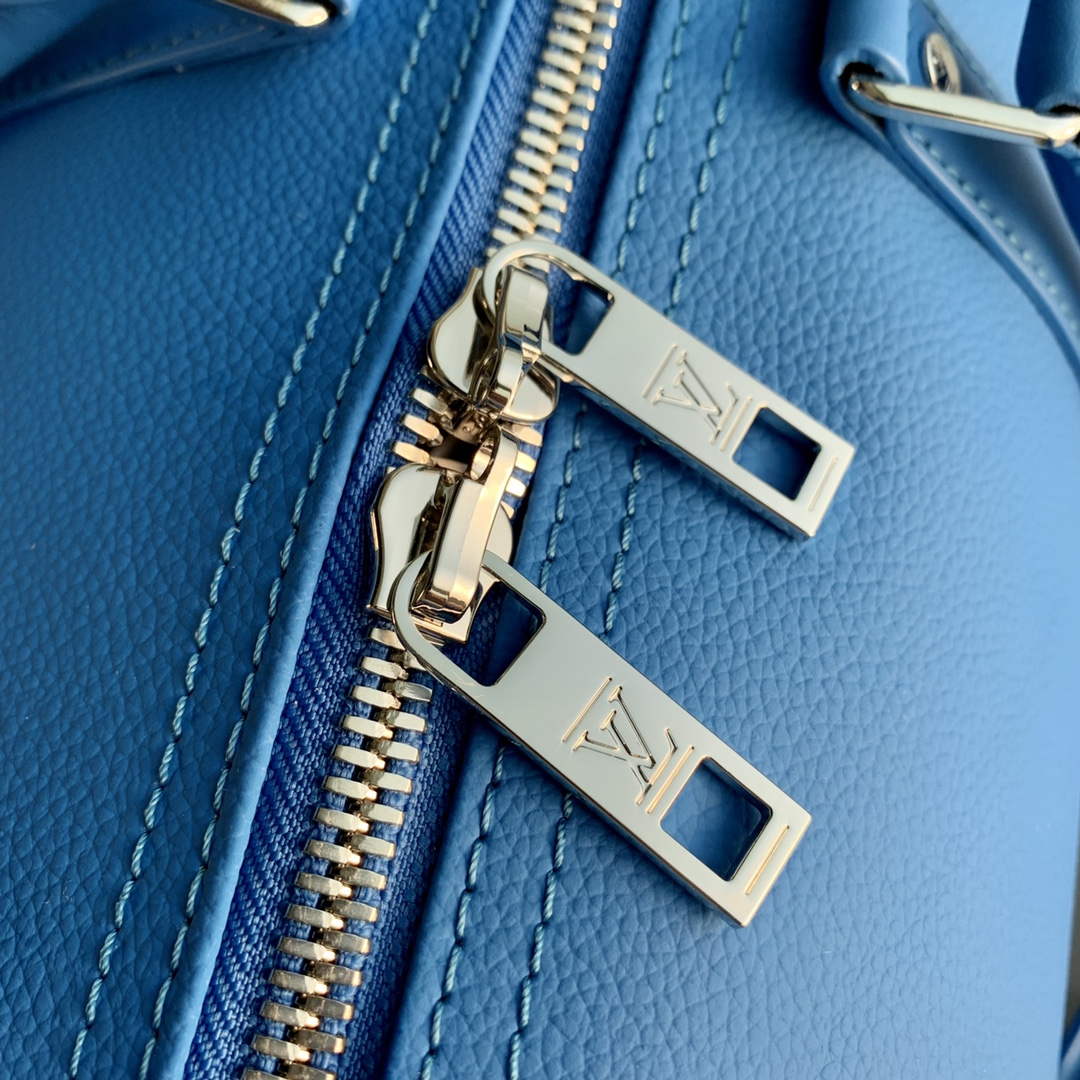 LV M22609 Louis Vuitton Keepall Bandouliere 50 Bag Blue