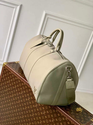 LV M22609 Louis Vuitton Keepall Bandouliere  50 Bag Sage - Default Title - View 2