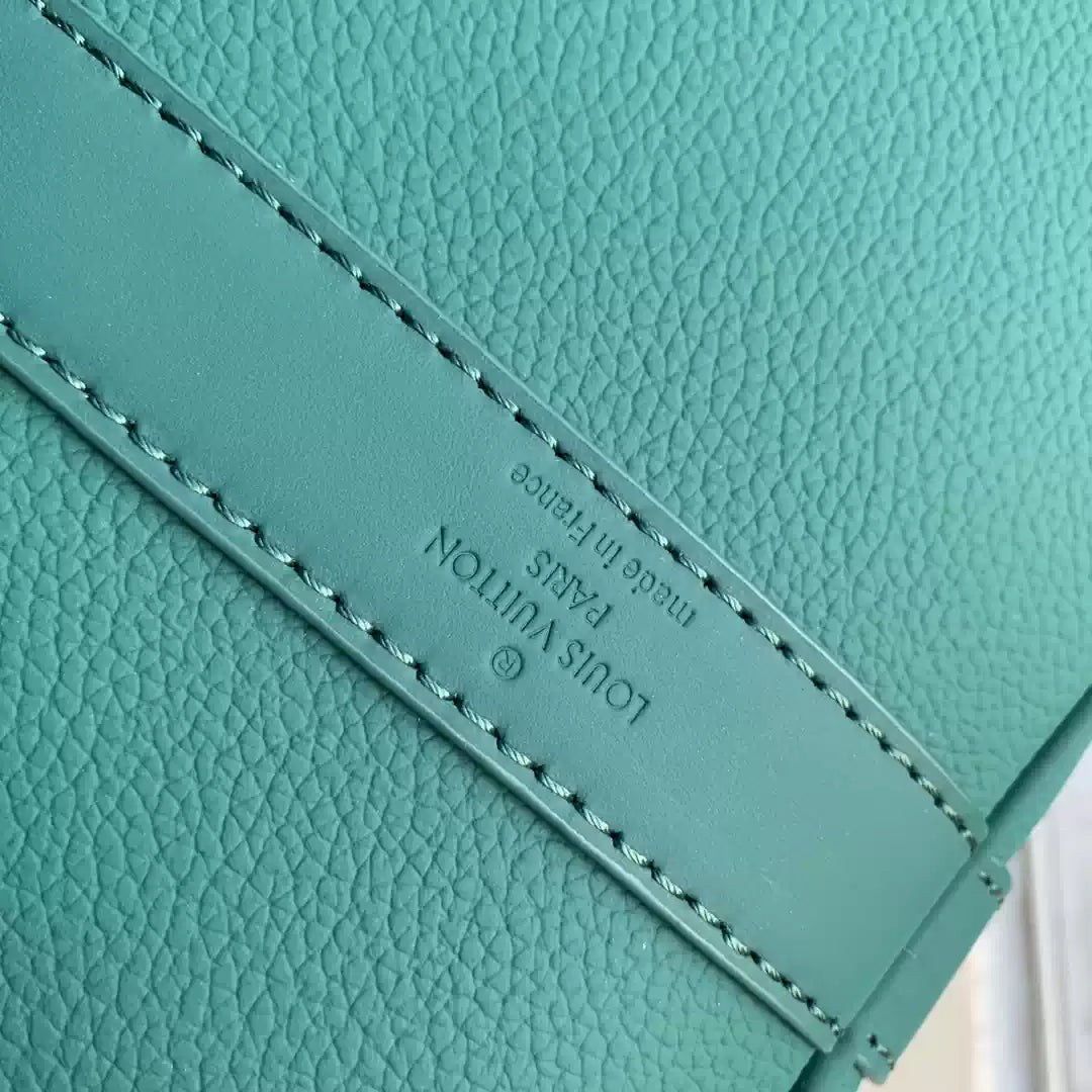 LV M22609 Louis Vuitton Keepall Bandouliere 50 LV Aerogram Bag Green - Default Title - View 7