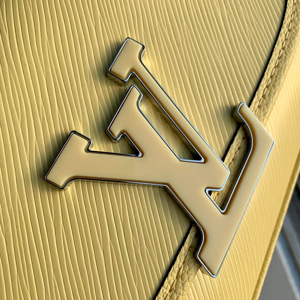 LV M22618 Louis Vuitton Buci Handbag Epi Leather Jaune Plume Yellow