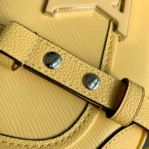LV M22618 Louis Vuitton Buci Handbag Epi Leather Jaune Plume Yellow - Default Title - View 7