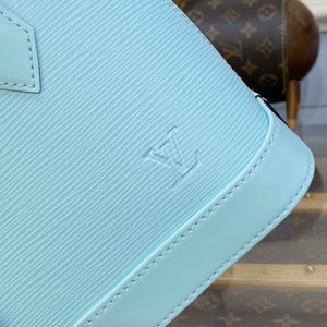 LV M22619 Louis Vuitton Alma BB Epi Handbag Light Blue - Default Title - View 6