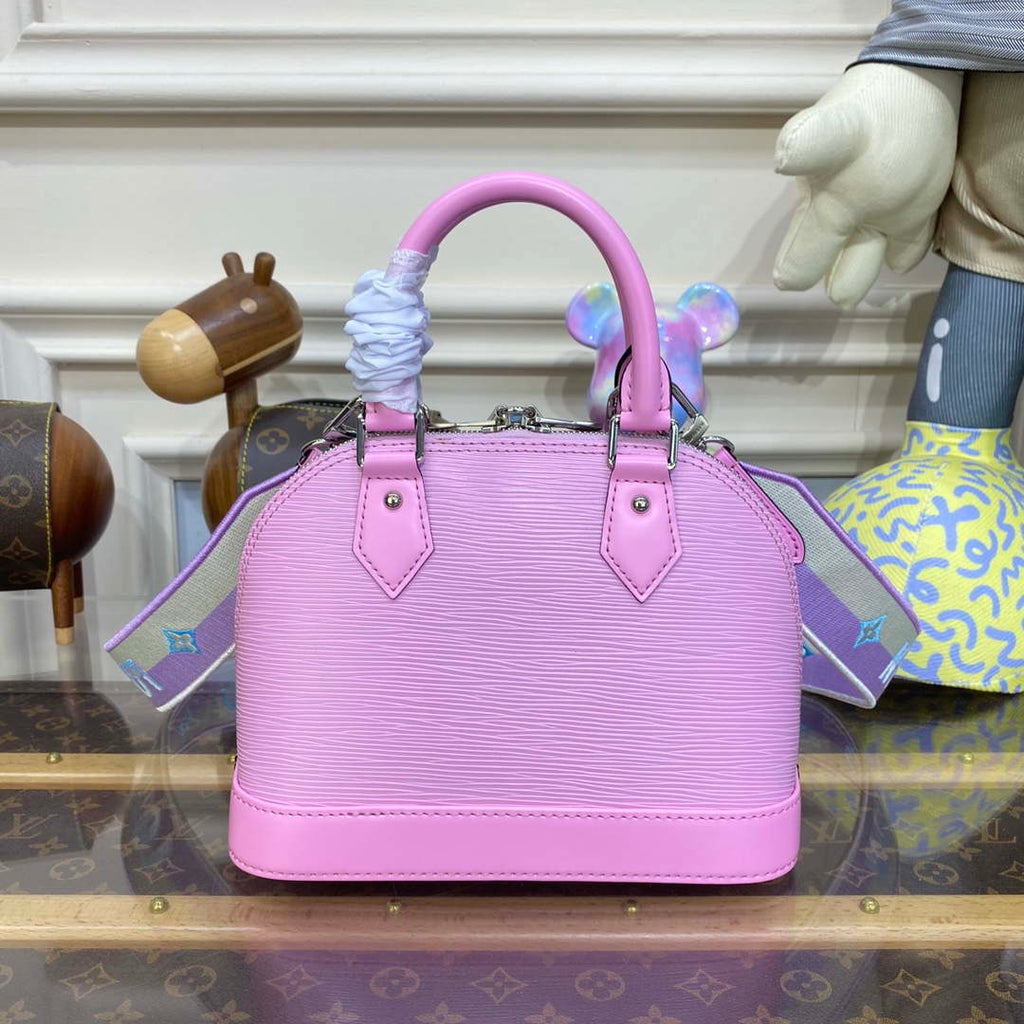 LV M22620 Louis Vuitton Alma BB Epi Handbag Light Pink