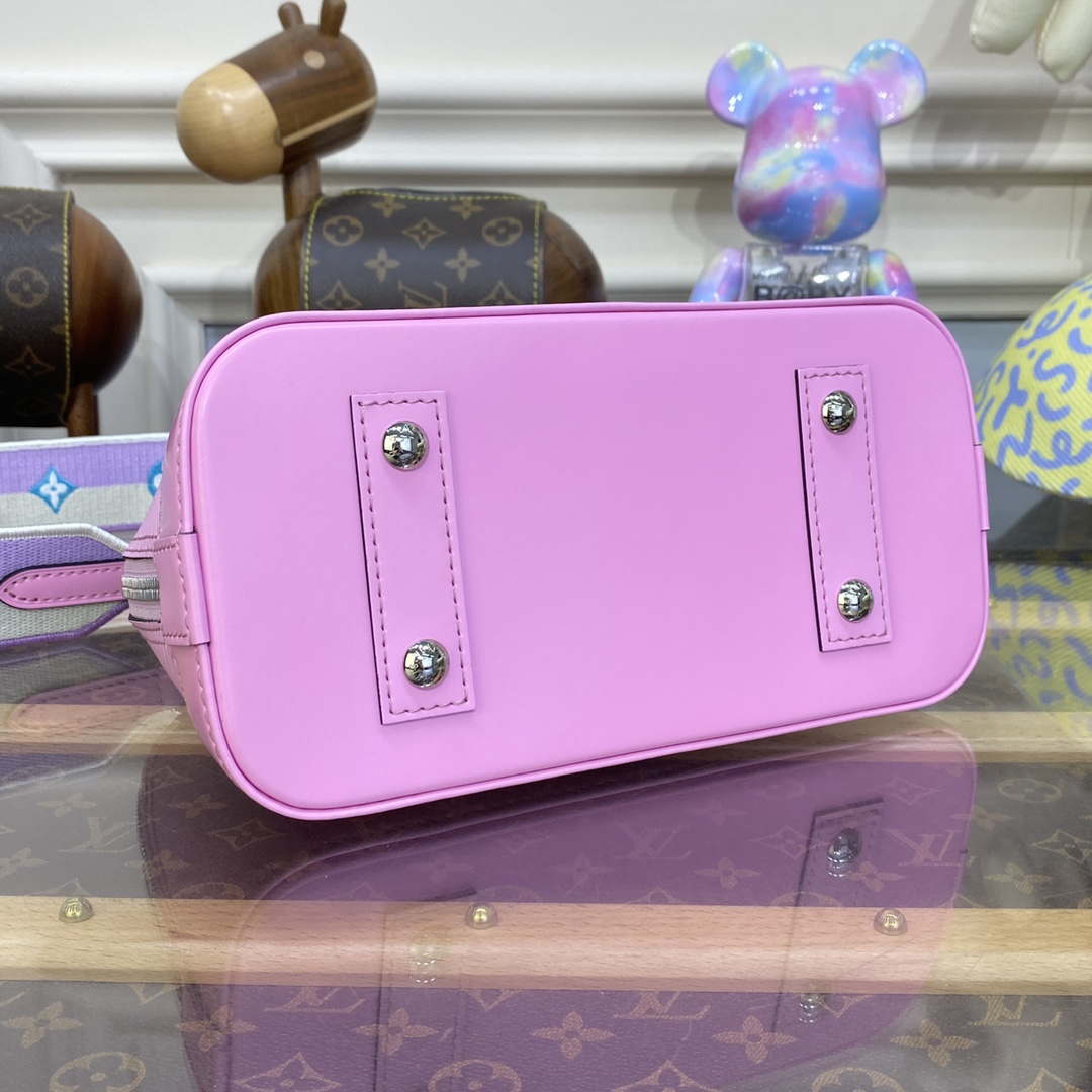LV M22620 Louis Vuitton Alma BB Epi Handbag Light Pink - Default Title - View 4