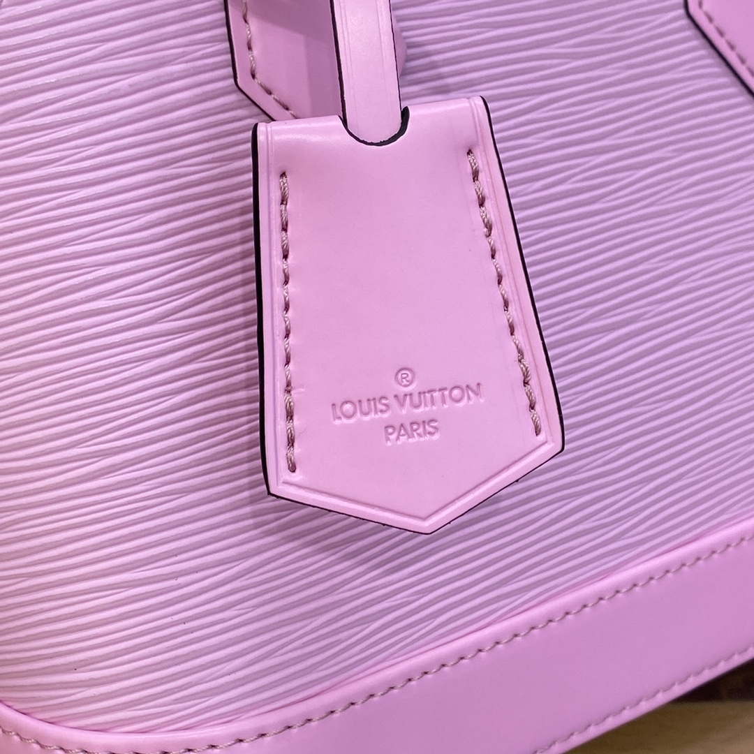 LV M22620 Louis Vuitton Alma BB Epi Handbag Light Pink - Default Title - View 6