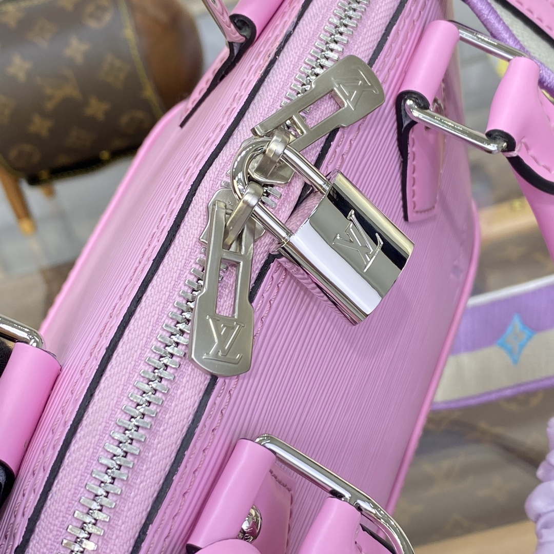 LV M22620 Louis Vuitton Alma BB Epi Handbag Light Pink - Default Title - View 8
