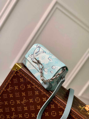 LV M22637 Louis Vuitton Steamer Wearable Wallet Crystal Blue - Default Title - View 3