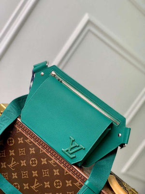 LV M22665 Louis Vuitton Takeoff Slingbag Green - Default Title - View 1
